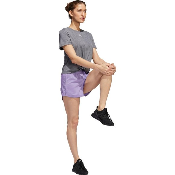 NWT adidas Women's Pacer Bungee Shorts - Picture 3 of 5